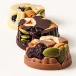 Mendigos de chocolate con frutos secos