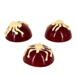 Bombones Halloween: Araña con fondo transparente